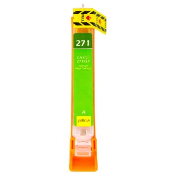 Picture of Compatible 0339C001AA (CLI-271XL) High Yield Yellow Ink Cartridge (300 Yield)
