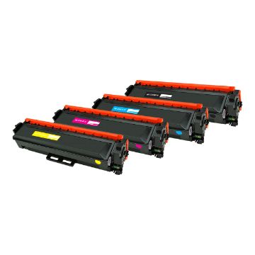 Picture of Compatible HP 410X (CF410X CF411X CF412X CF413X) Toner Cartridge, Black 6.5K High Yield, Color 5K High Yield, 4 Cartridge Value Pack