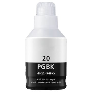 Picture of Compatible 3383C001 (GI-20Bk) Black Pigment Ink Bottle (6000 Yield)