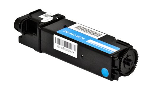 Picture of Compatible 3JVHD (331-0713) High Yield Cyan Toner Cartridge (2500 Yield)