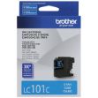 Picture of Brother LC-101C High Yield Cyan Inkjet Cartridge