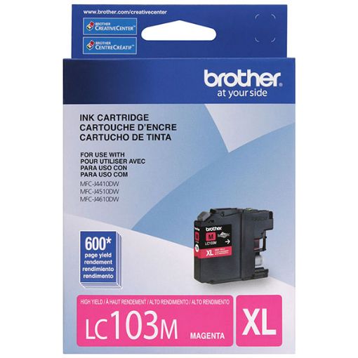 Picture of Brother LC-103M High Yield Magenta InkJet Ink