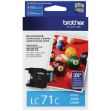 Picture of Brother LC-71C Cyan Ink Cartridge