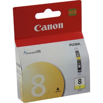 Picture of Canon 0623B002 (CLI-8Y) Yellow Inkjet Cartridge