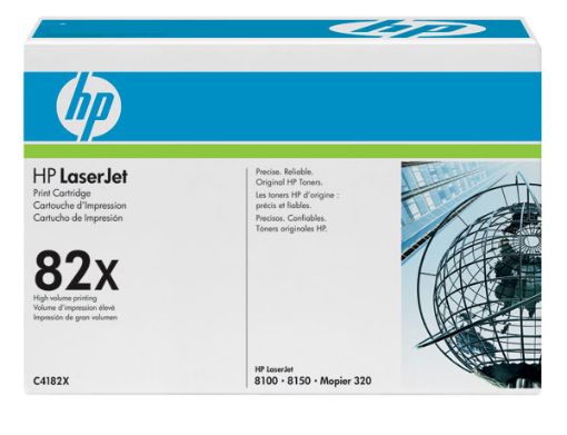 Picture of HP C4182X (HP 82X) High Yield Black Toner Cartridge