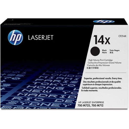 Picture of HP CF214X (HP 14X) High Yield Black Toner Cartridge