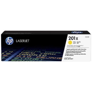 Picture of HP CF402X (HP 201X) High Yield Yellow Toner Cartridge