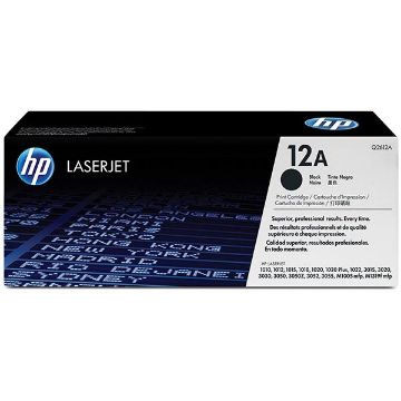 Picture of HP Q2612A (HP 12A) Black Toner Cartridge