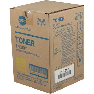 Picture of Konica Minolta 4053-501 (TN-310Y) Yellow Copier Toner