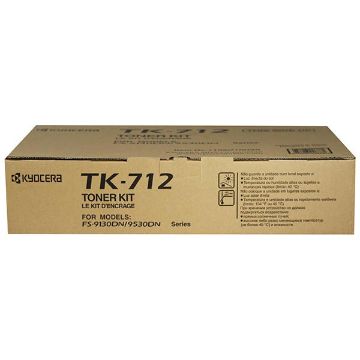 Picture of Kyocera Mita 1T02G10US0 (TK-712) Black Toner Cartridge