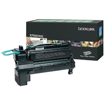 Picture of Lexmark X792X1KG (X792X2KG) Extra High Yield Black Toner