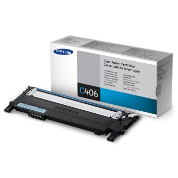 Picture of Samsung CLT-C406S Cyan Toner Cartridge