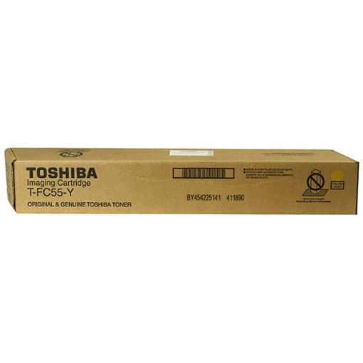 Picture of Toshiba TFC55Y Yellow Toner Cartridge