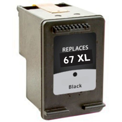 Picture of Compatible 3YM57AN (HP 67X) Black Inkjet Cartridge (120 Yield)